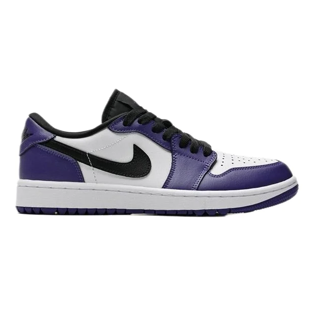 Jordan Nike Air Jordan 1 Low Purple/White Sneakers Purple - 1