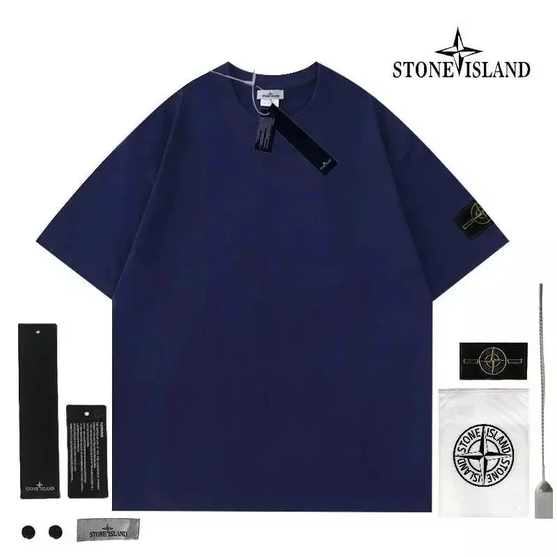 Stone Island Stone Island Navy Solid T-Shirt Navy