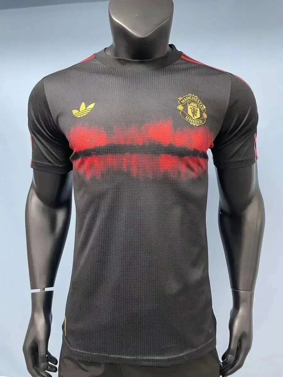 Adidas Adidas Manchester United Black Red Jersey Black - 1