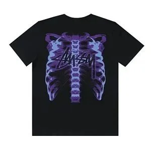 Stussy Stussy Basic Logo Black T-Shirt Black - 1