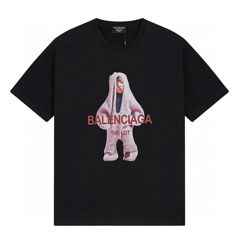 Balenciaga Balenciaga The Lot Black T-Shirt Black - 1