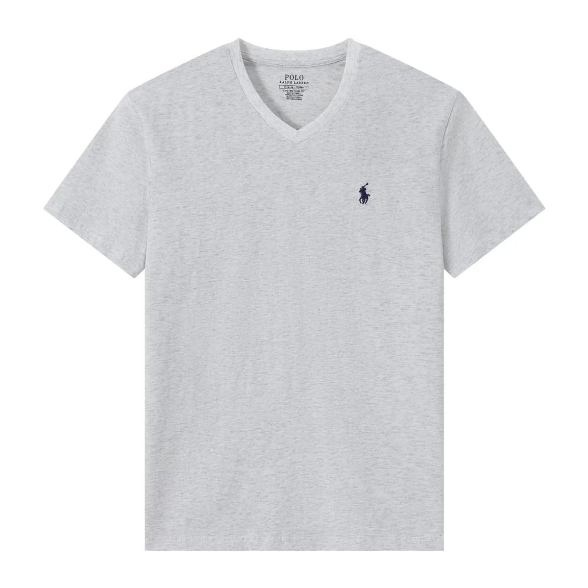 Polo Ralph Lauren Polo Ralph Lauren Grey V-Neck T-Shirt Grey - 1