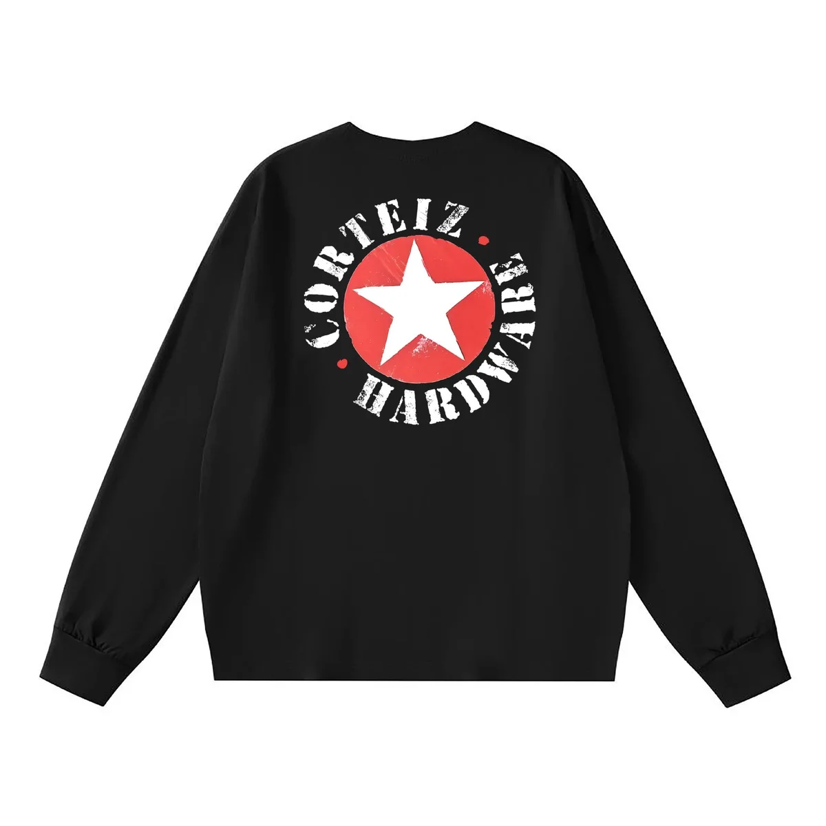 Corteiz Corteiz Hardware Black Long Sleeve T-Shirt Black - 1