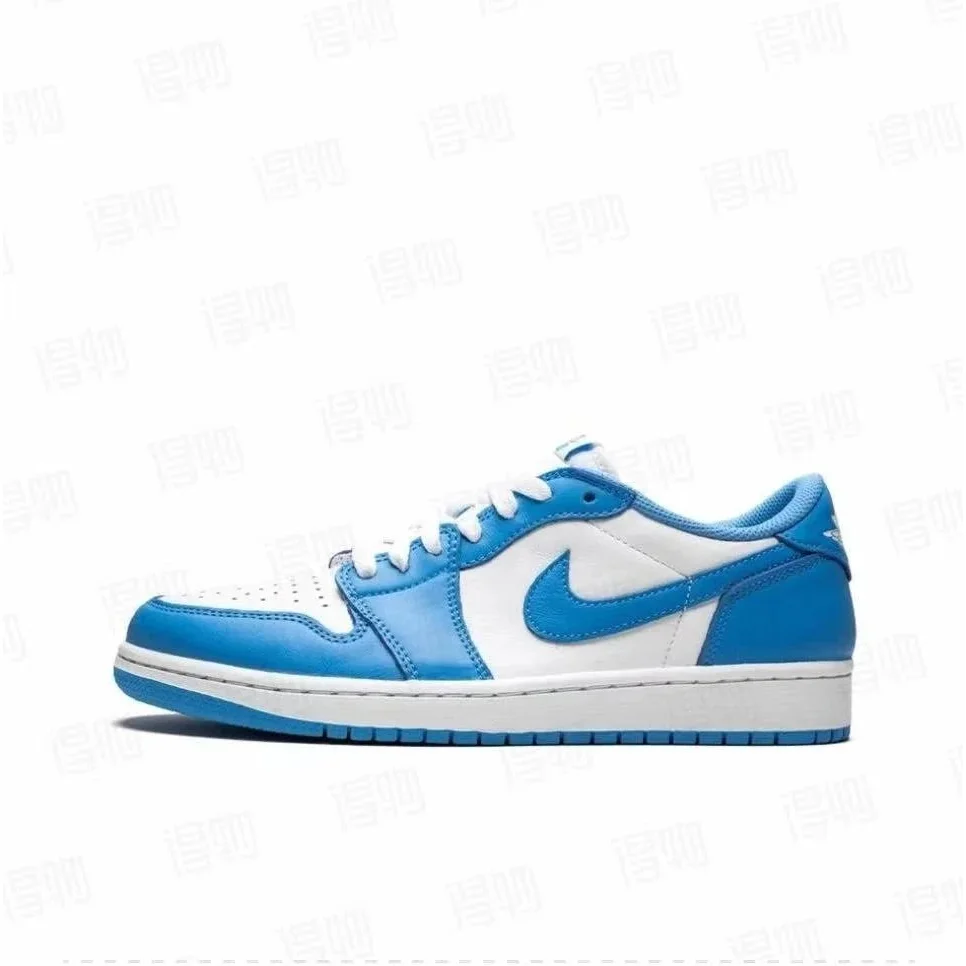Jordan Nike Air Jordan 1 Low University Blue/White Sneakers Blue - 1