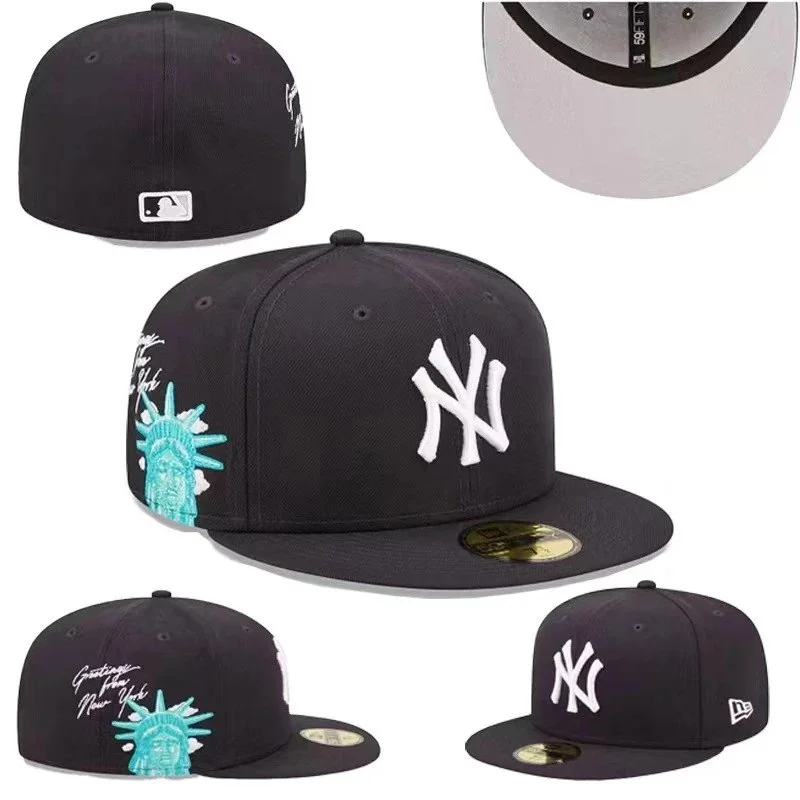New Era New Era 59FIFTY NY Yankees Cap Black Black - 1