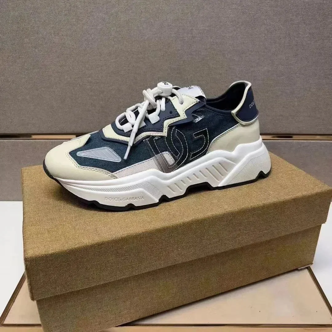 Dolce & Gabbana Dolce & Gabbana Chunky Sneakers Beige/Blue Beige - 1