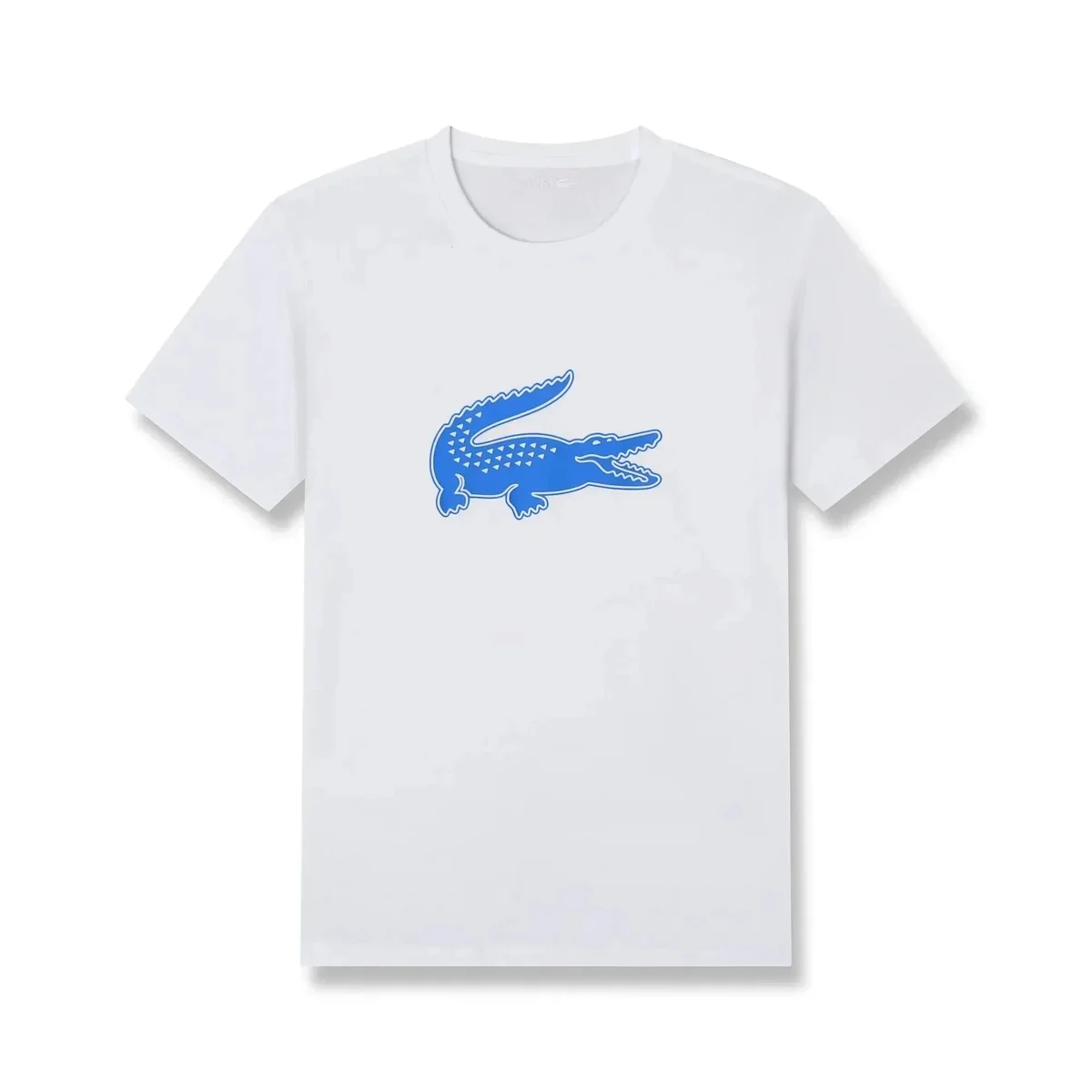 Lacoste Lacoste White Crocodile Logo T-Shirt White - 1