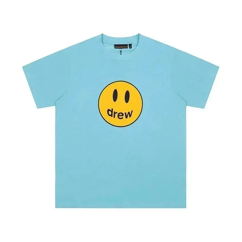 Drew House Drew House Smiley Face T-Shirt Light Blue Blue - 1