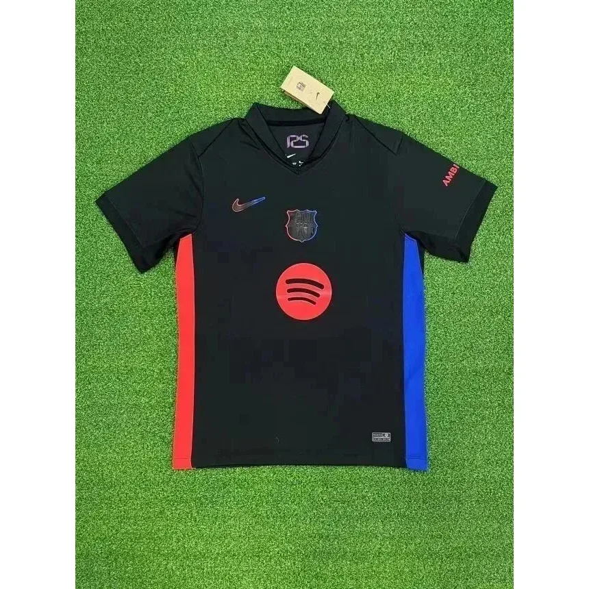Nike Nike Barcelona Away Jersey Black Red Blue Black - 1