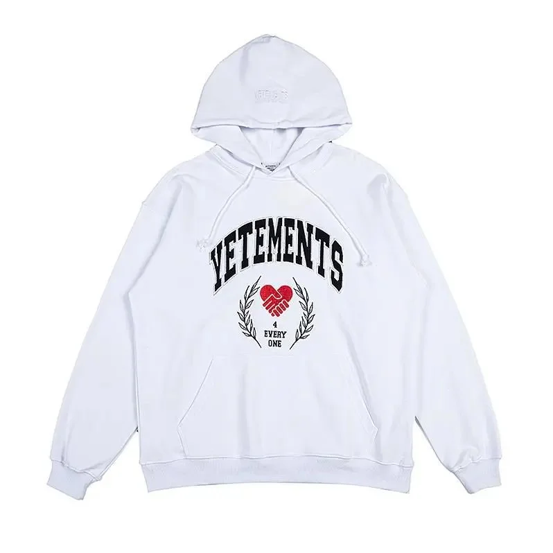 Vetements Vetements White 'YETEMENTS' Hoodie White - 1