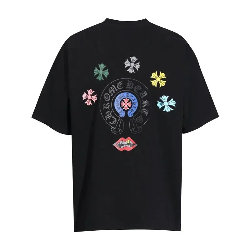 Chrome Hearts Chrome Hearts Floral Cross T-Shirt Black Black - 1
