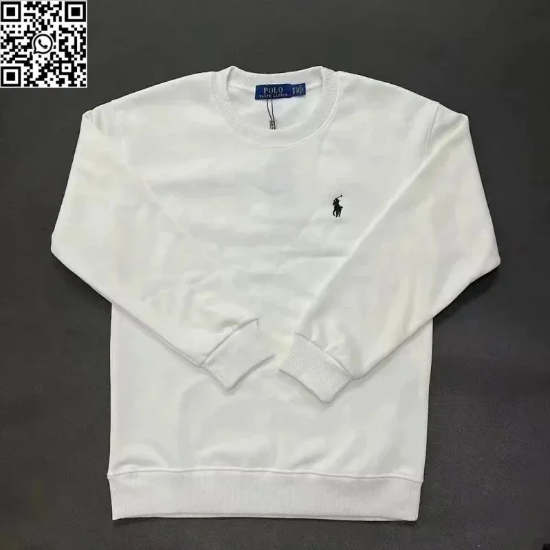 Polo Ralph Lauren Polo Ralph Lauren White Pony Logo Sweatshirt White - 1