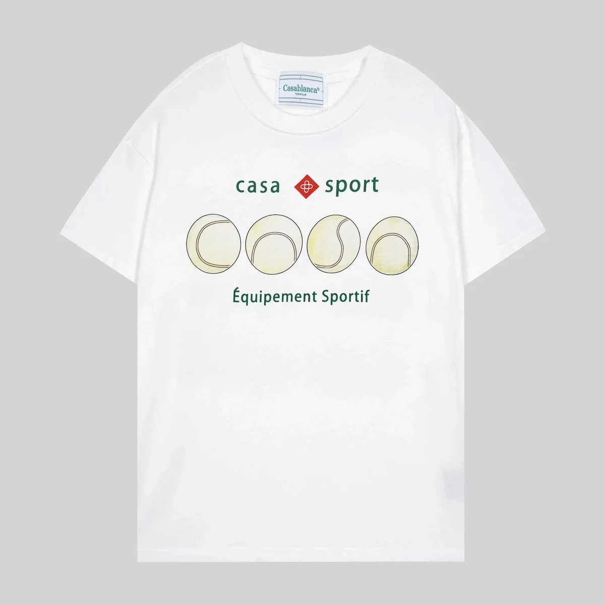 Casablanca Casablanca Casa Sport White T-Shirt White - 1