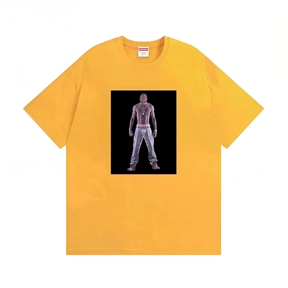 Supreme Unisex Yellow Graphic T-Shirt Yellow - 1