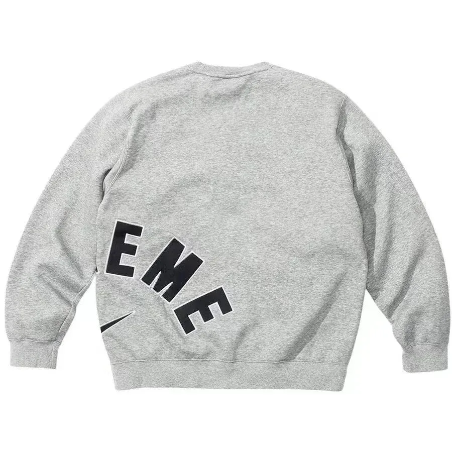Supreme Supreme Grey Box Logo Crewneck Sweatshirt Grey - 1