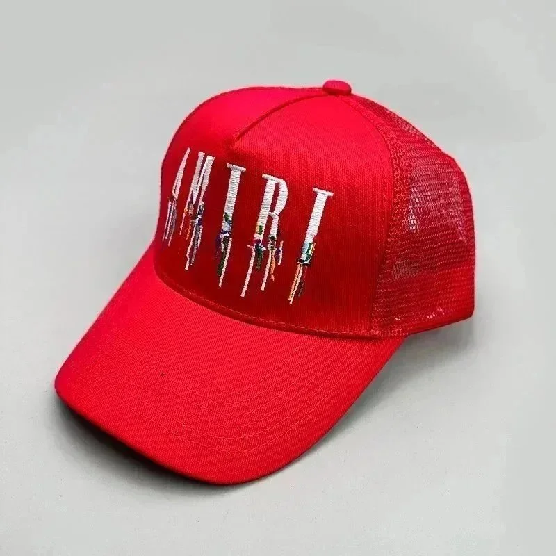 Amiri Amiri Red Trucker Cap with Embroidered Logo Red - 1