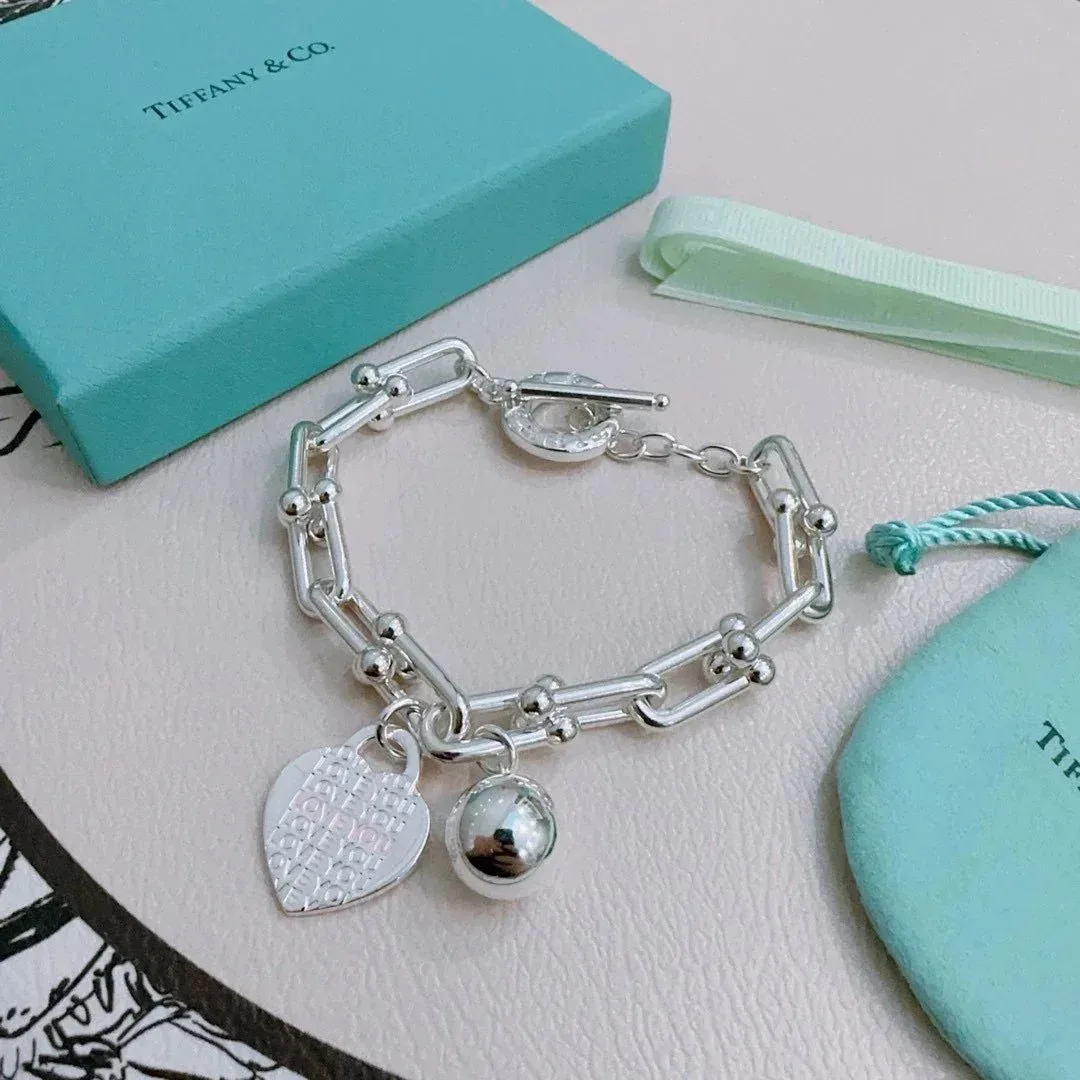Tiffany & Co. Tiffany & Co. Silver Chain Bracelet with Charms Silver - 1