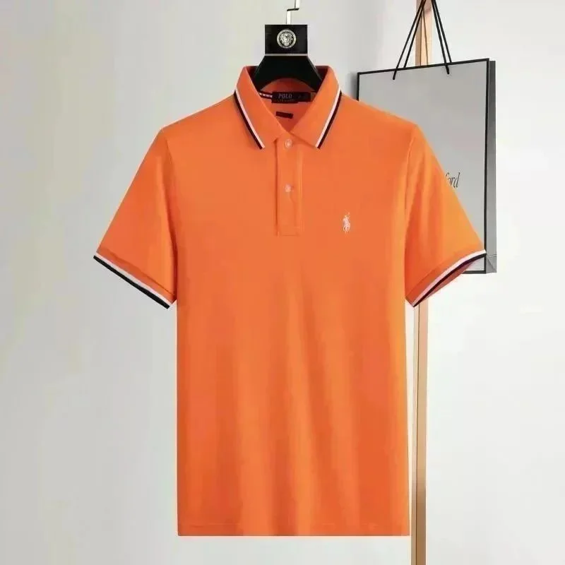 Polo Ralph Lauren Polo Ralph Lauren Orange Polo Shirt with Pony Logo Orange - 1
