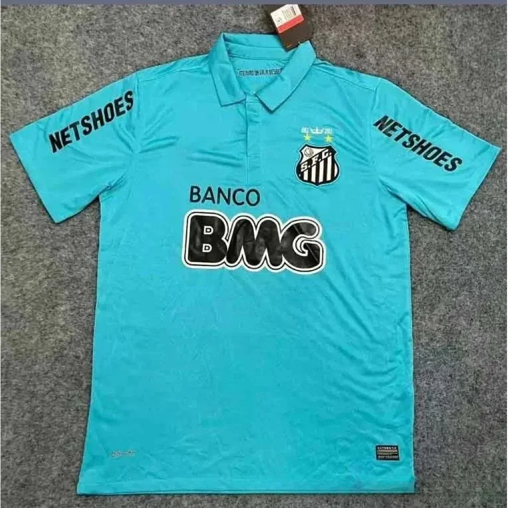 Nike Nike Santos FC Away Jersey Blue Polo Shirt Blue - 1