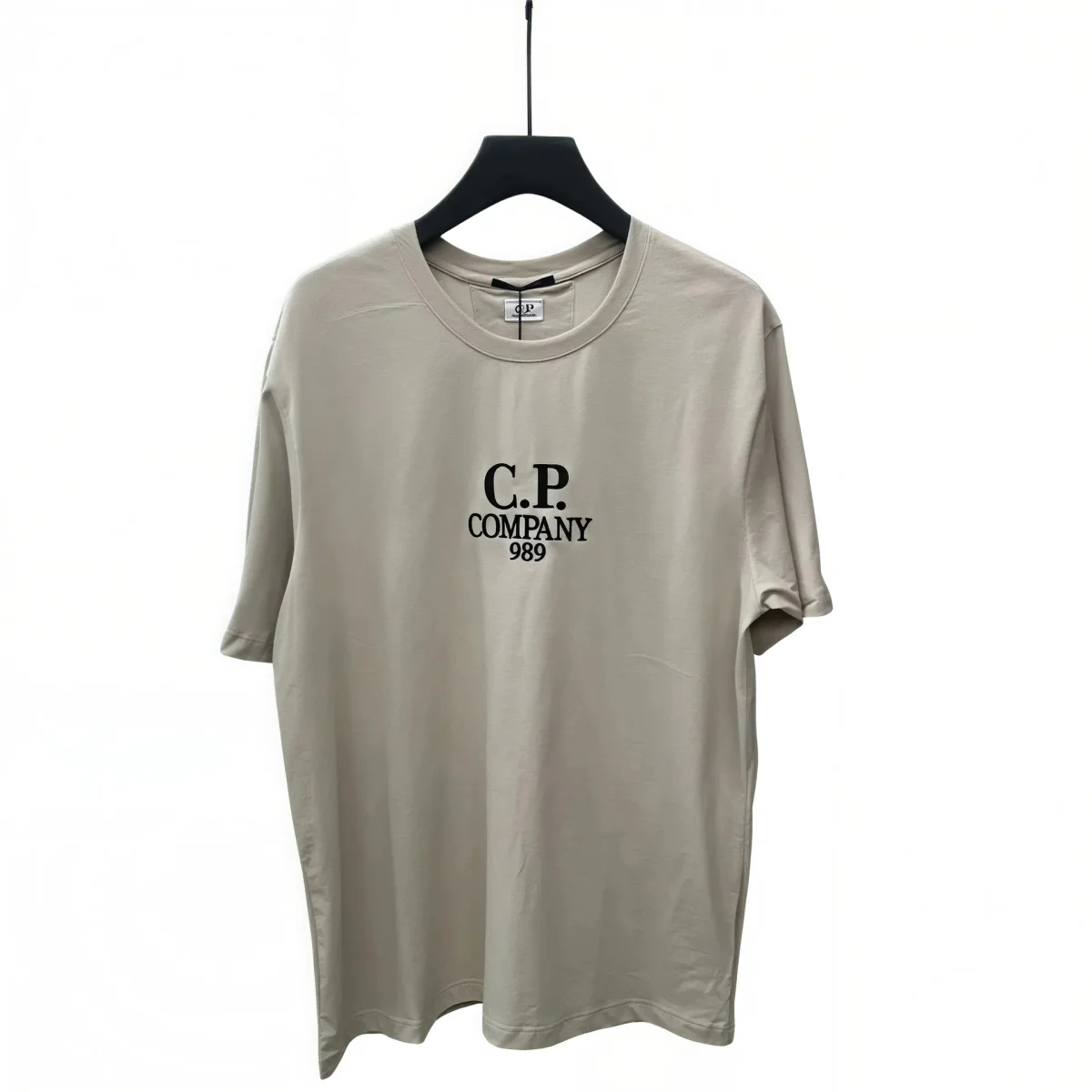 CP Company C.P. Company Beige Logo T-Shirt Beige - 1