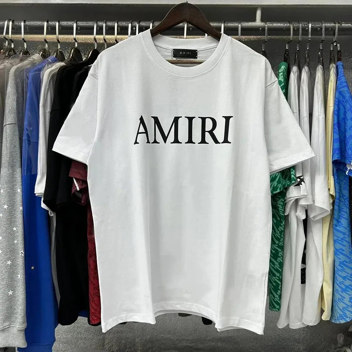 Amiri Amiri White Logo T-Shirt White - 1