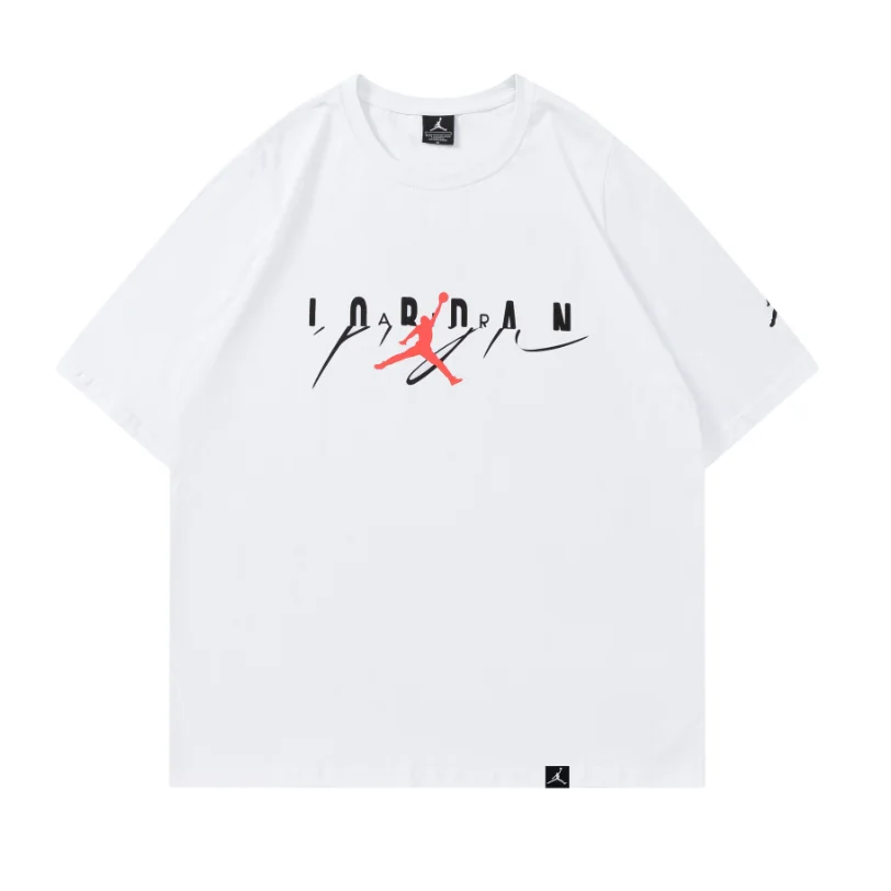 Jordan Nike Air Jordan White T-Shirt with Jumpman Logo White - 1
