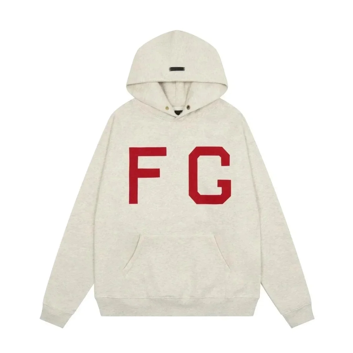 Fear of God Fear of God Essentials FG Oversized Hoodie Beige Beige - 1