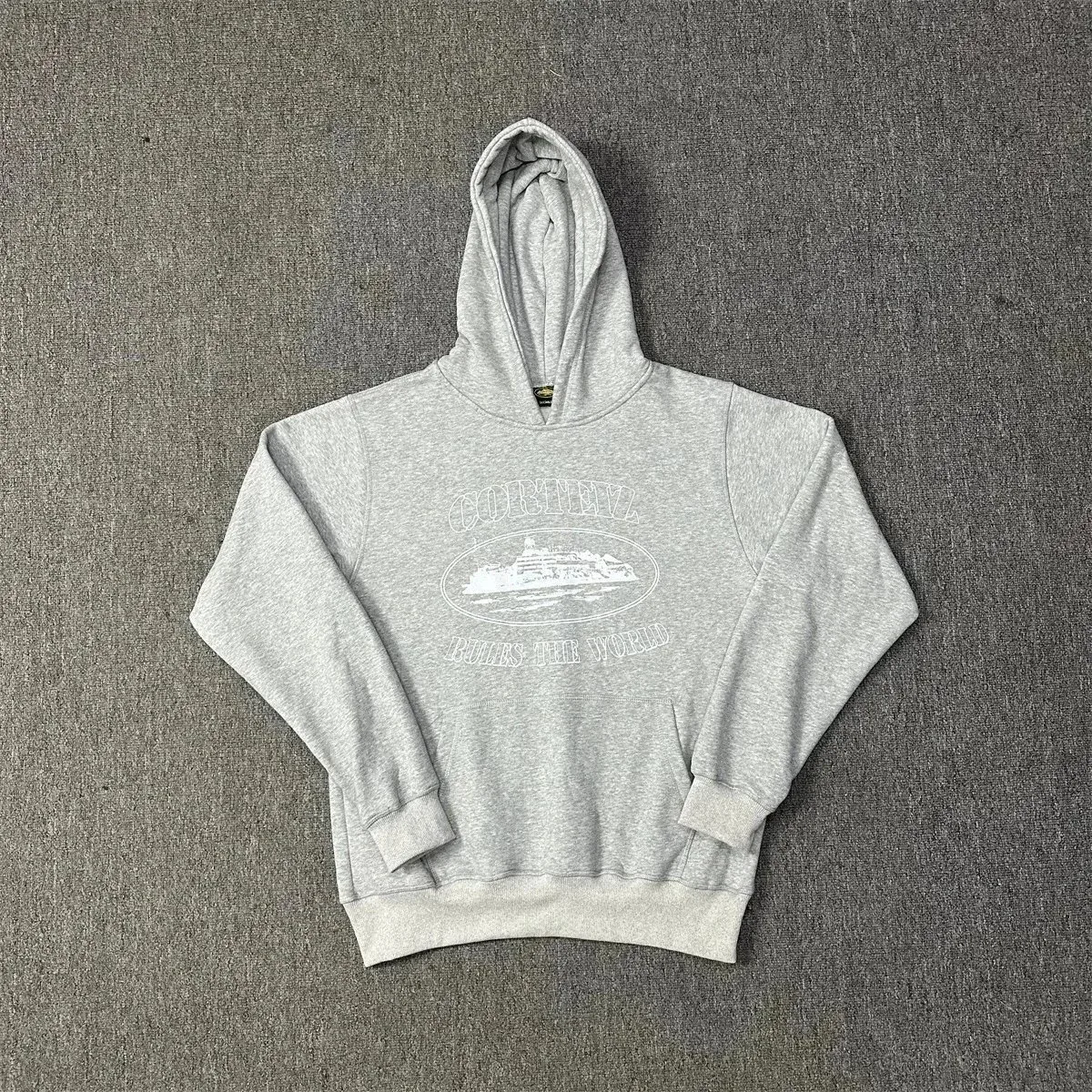 Corteiz Corteiz RTW 'Rules the World' Hoodie Grey Grey - 1