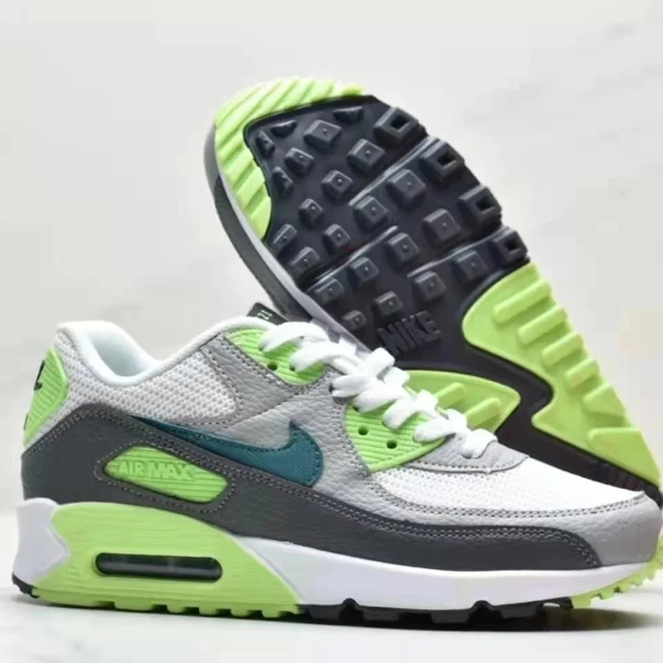 Nike Nike Air Max 90 White/Neon Green Sneakers Green