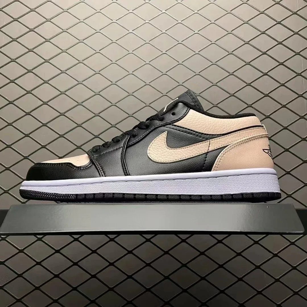 Jordan Nike Air Jordan 1 Low Black Sail Sneakers Black - 1
