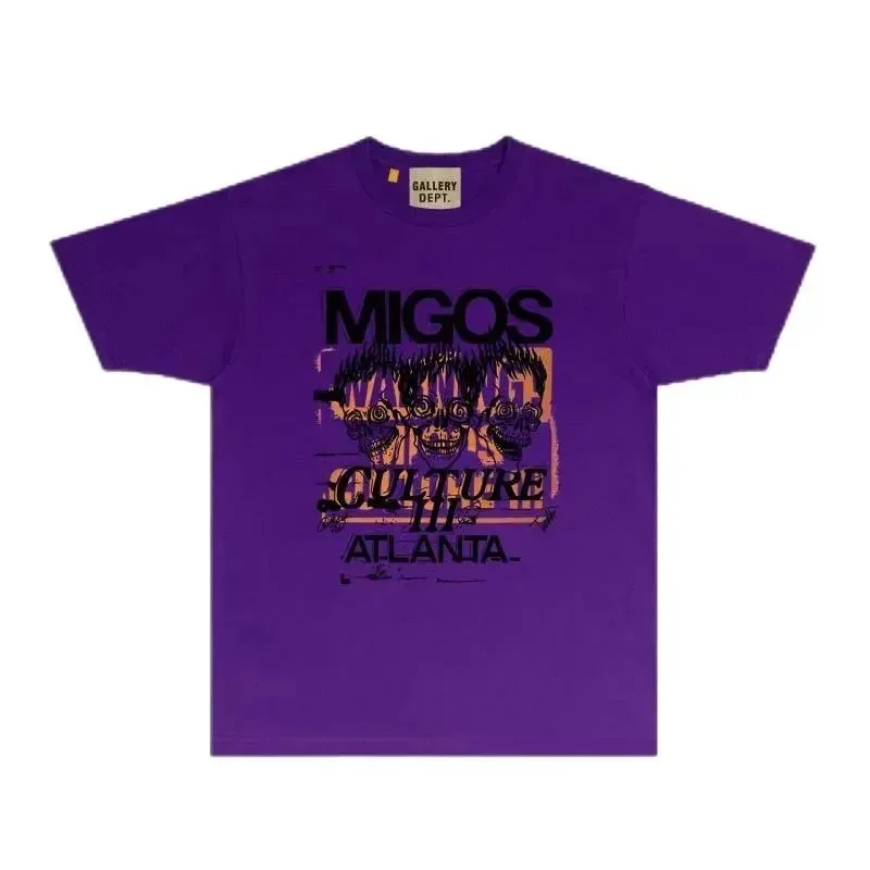 Gallery Dept. Gallery Dept. Migos Culture III Atlanta T-Shirt Purple Purple - 1