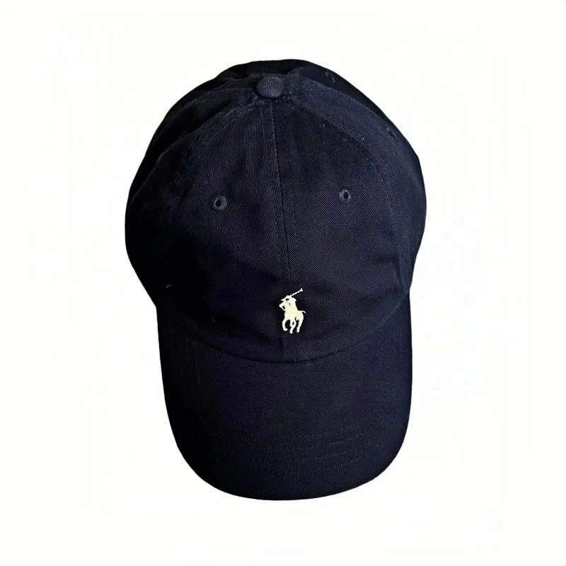 Polo Ralph Lauren Polo Ralph Lauren Pony Logo Cap Black Headwear Black - 1