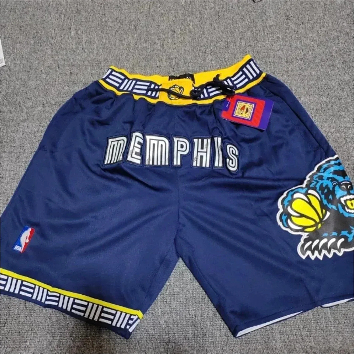 Mitchell & Ness NBA Memphis Grizzlies Shorts Blue Navy - 1