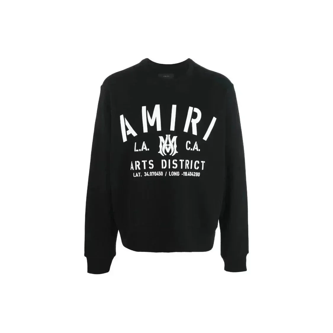 Amiri Amiri Arts District Black Cotton Sweatshirt Black - 1