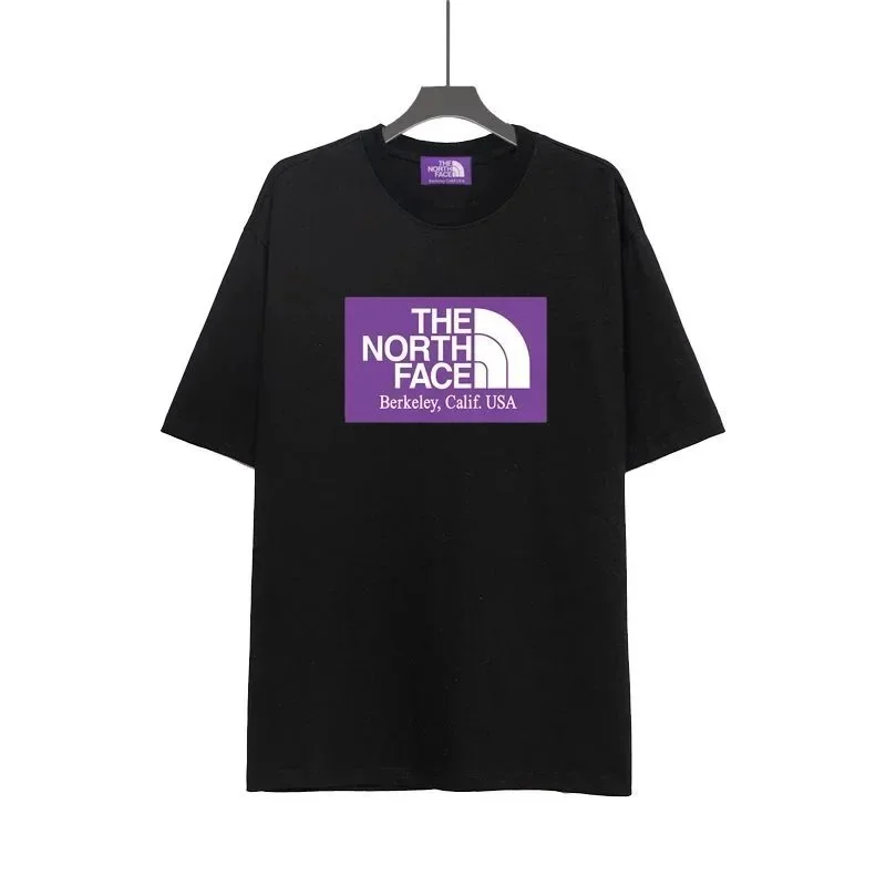 The North Face The North Face Black Purple Box Logo T-Shirt Black - 1
