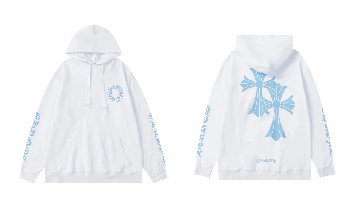 Chrome Hearts Chrome Hearts White Cross Hoodie White - 1