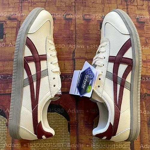 Onitsuka Tiger Onitsuka Tiger Mexico 66 White/Burgundy Sneakers White - 1