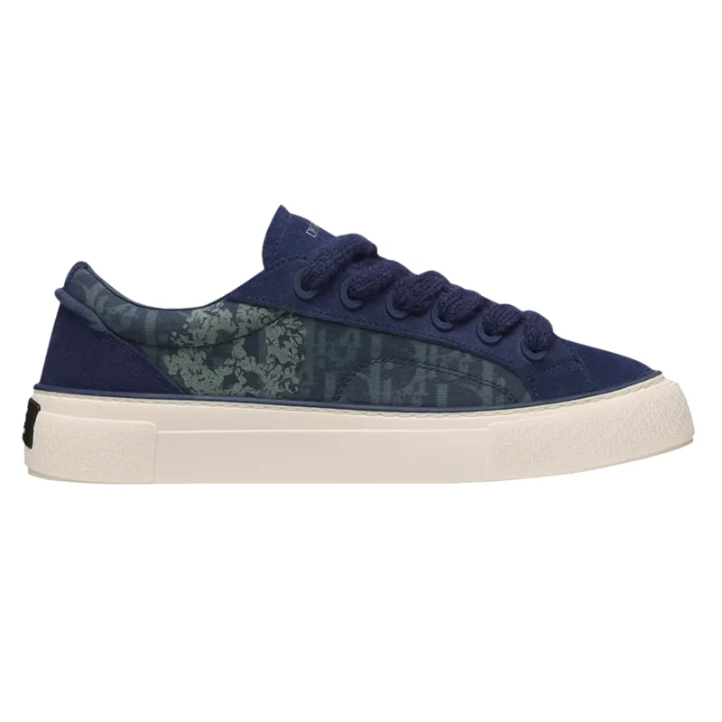 Dior Dior Lady Dior Blue Suede Sneakers Blue - 1
