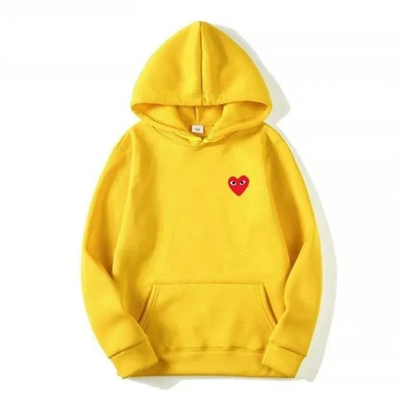 Comme des Garçons Comme des Garçons Play Yellow Heart Hoodie Yellow - 1