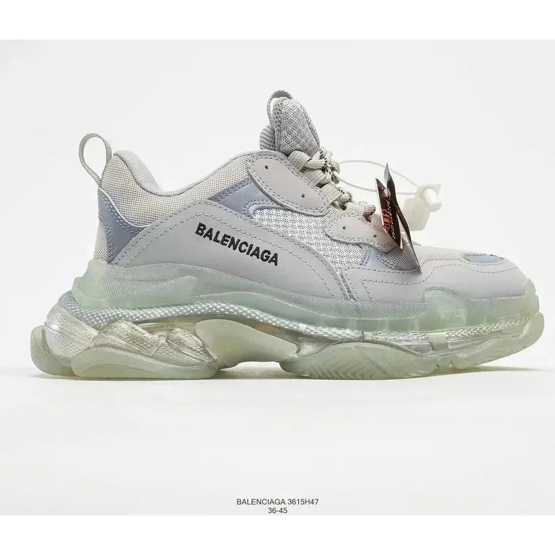Balenciaga Balenciaga Triple S Grey Sneakers Grey - 1
