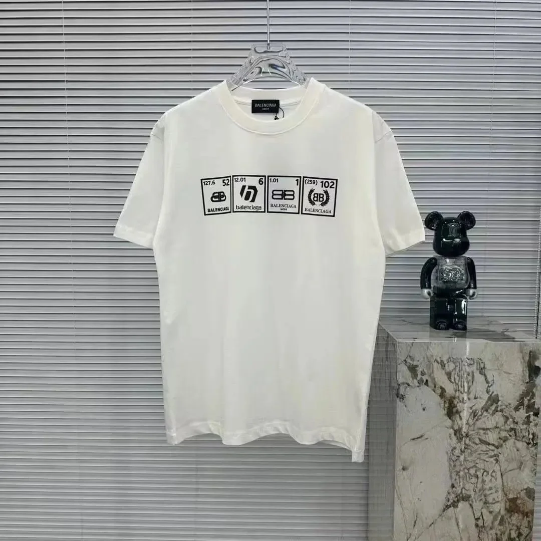 Balenciaga Balenciaga White Periodic Table T-Shirt White - 1