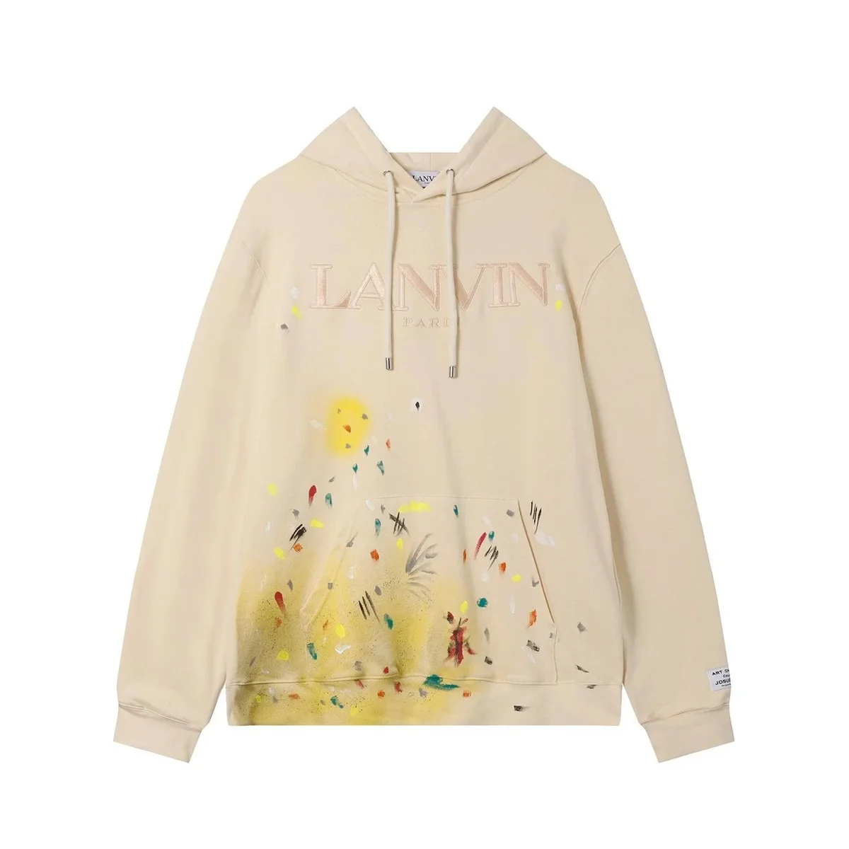 Lanvin Lanvin Art of Color Hoodie Beige Beige - 1
