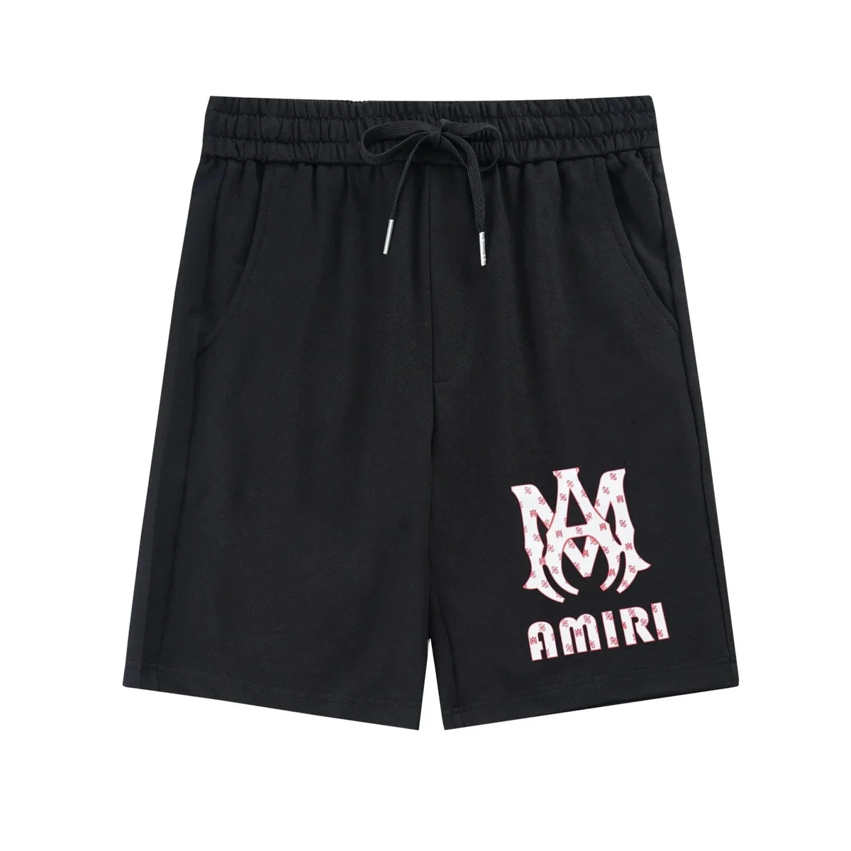 Amiri Amiri Black 'MM AMIRI' Logo Shorts Black - 1