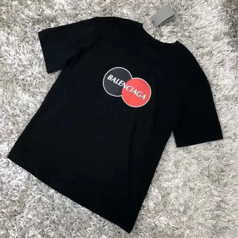 Balenciaga Balenciaga Black Logo T-Shirt Black - 1