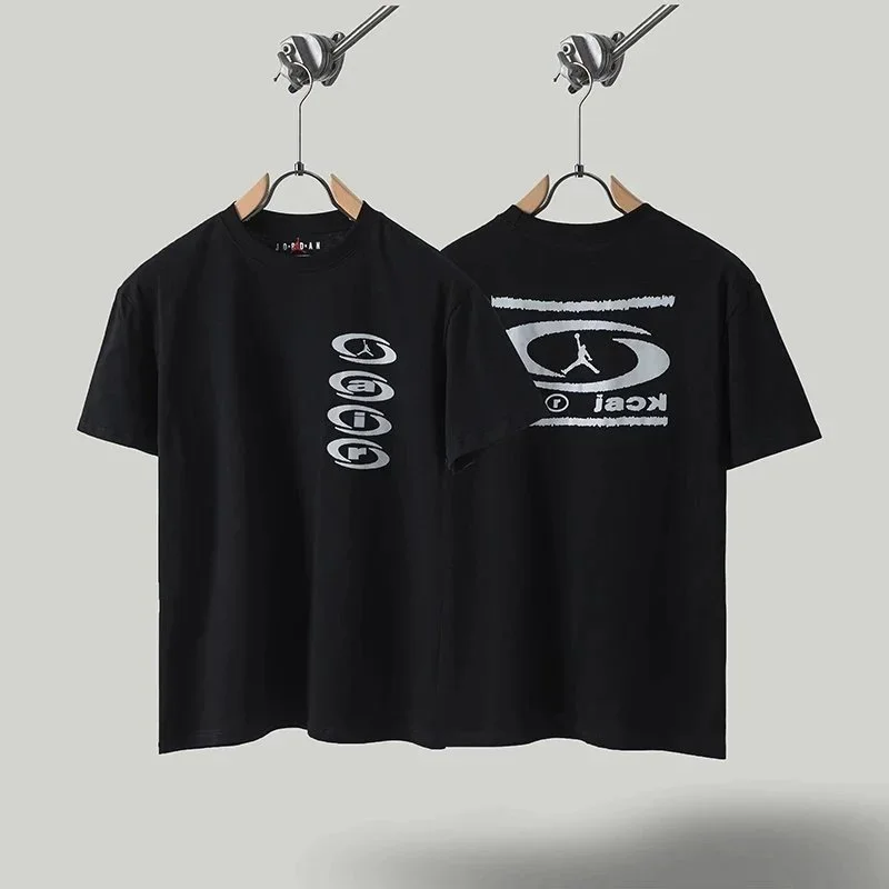 Jordan Nike Air Jordan Black & White T-Shirt Black - 1