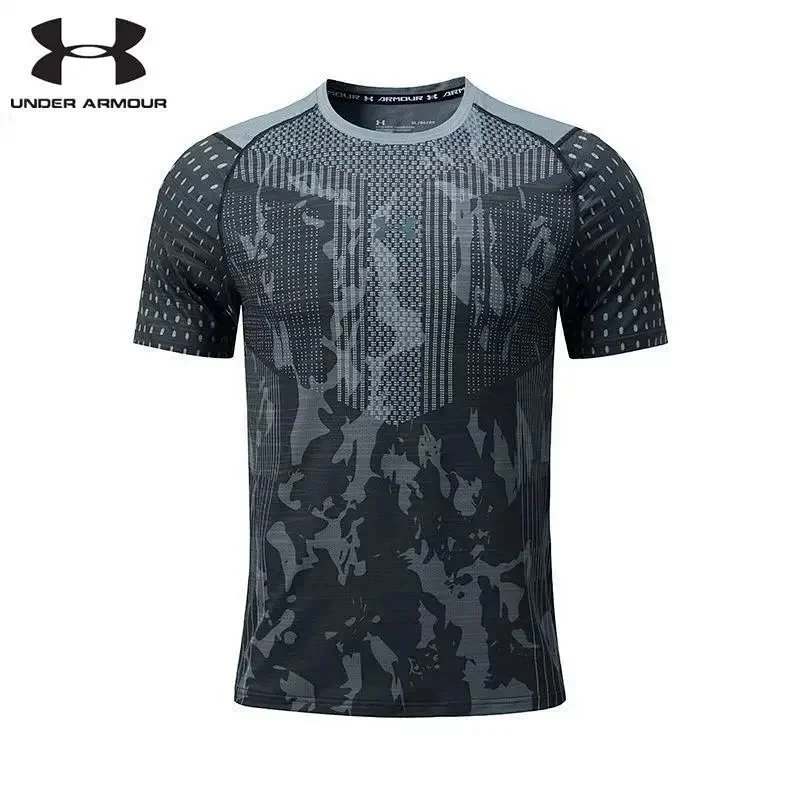 Under Armour Under Armour Camo Print T-Shirt Men's Black - 1