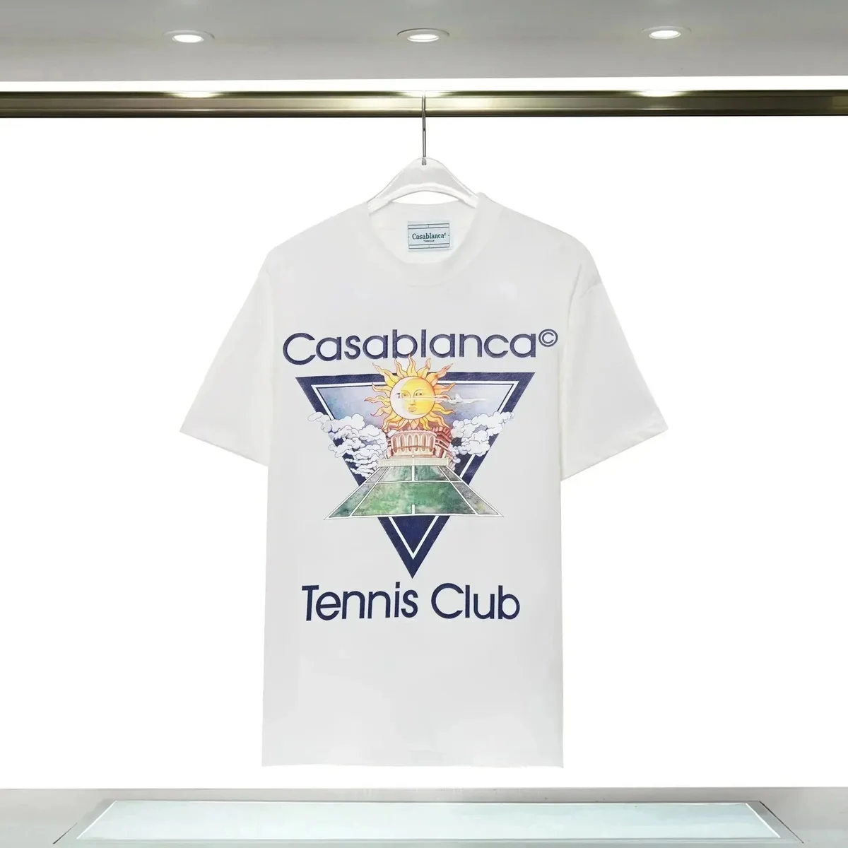 Casablanca Casablanca Tennis Club White T-Shirt White - 1