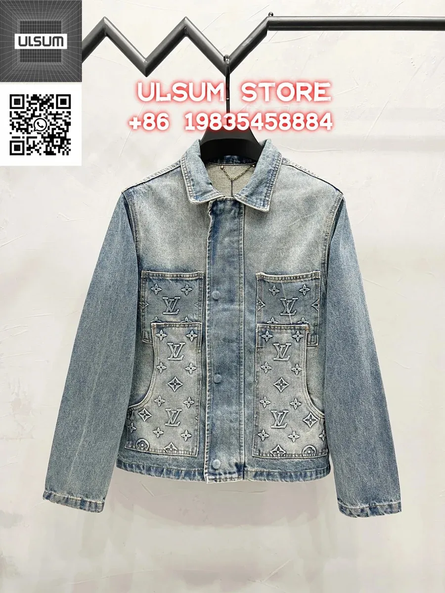 Louis Vuitton Embroidered Denim Jacket