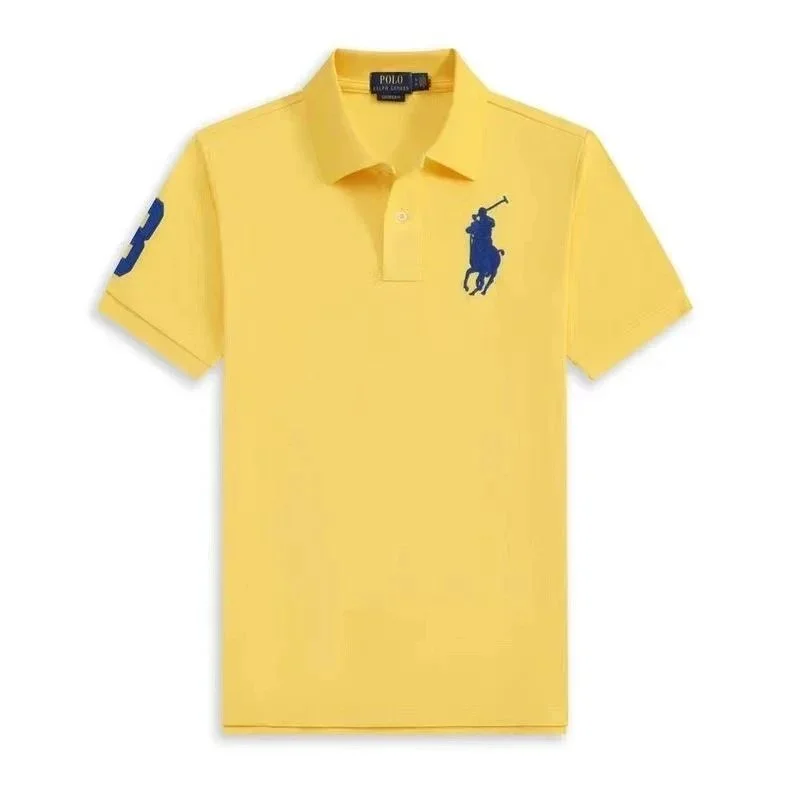 Polo Ralph Lauren Polo Ralph Lauren Big Pony Yellow Polo Shirt Yellow - 1