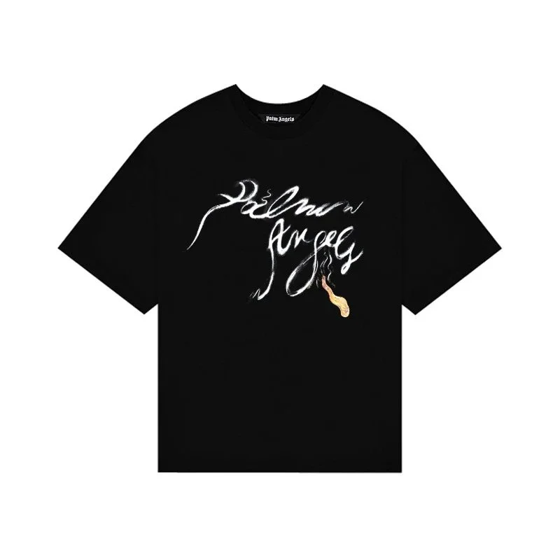Palm Angels Palm Angels 'Palm Angels' Black T-Shirt Black - 1